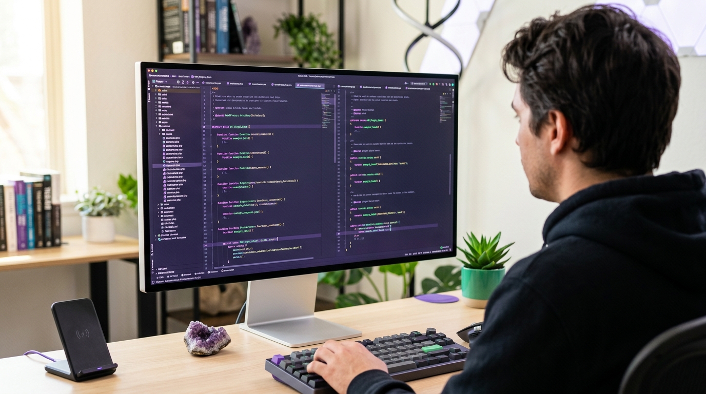 Developer testing a WordPress staging website before upgrading the production server to PHP 8.5